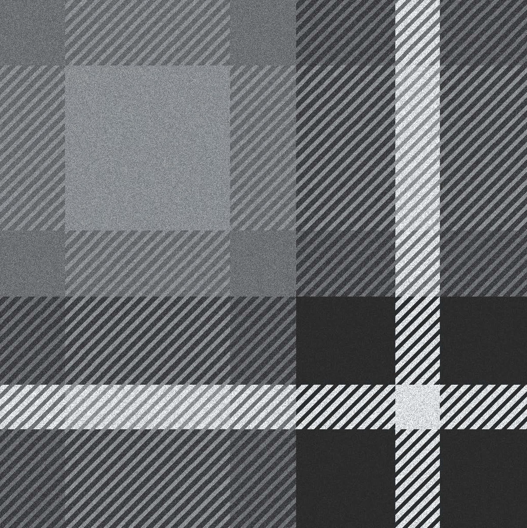 Black Plaid Print Design