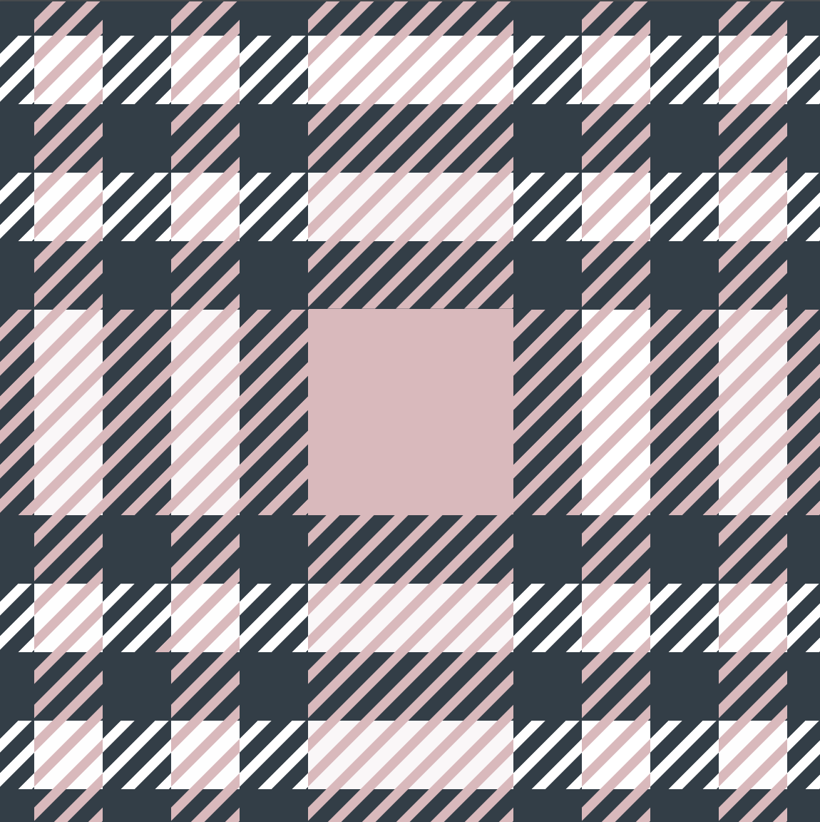 Pink Plaid Print Design